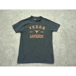 Texas Longhorns T Shirt Mens Small Gray Short‎ NCAA Knights Apparel